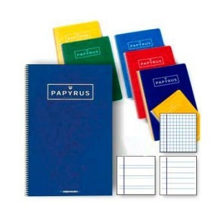 Cuaderno espiral Papyrus T. Folio Tapa dura