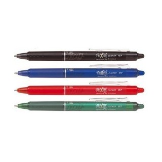 Bolígrafo Frixion Clicker de Pilot. Tinta borrable