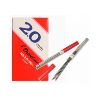 Minas 2mm. Estuche 6 minas Hb