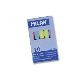 Tizas Milán colores de 10 unidades