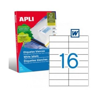 Etiquetas Apli 105X37MM