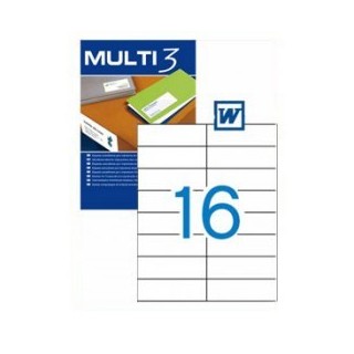 Etiquetas Multi 3 105X37MM
