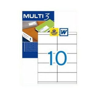 Etiquetas Multi 3 105X57MM