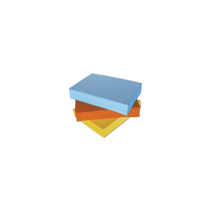 Papel A-4 colores. Paquetes 500 hojas