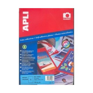 Papel Apli Fotográfico Adhesivo para Impresoras Ink-Jet