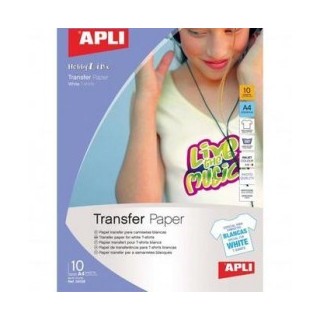 Papel Transfer Especial Tejidos Blancos