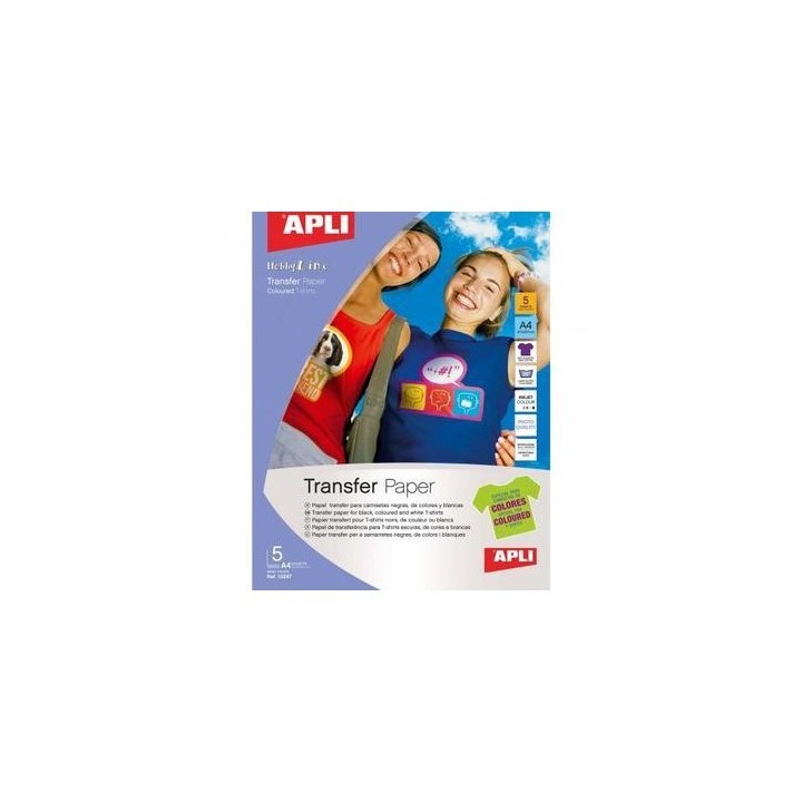 Papel Transfer Especial Tejidos Color