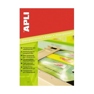 Transparencias A-4 Apli para Impresora Ink-Jet