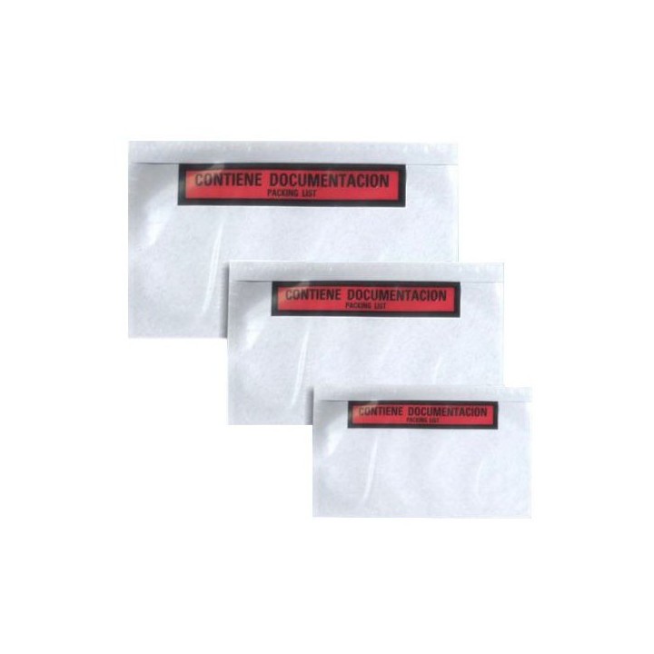 Sobres Packing list. AUTOADHESIVO