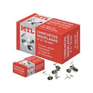 Chinchetas metálicas