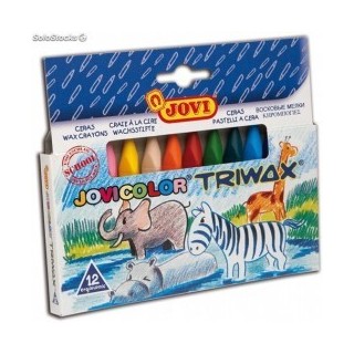 Ceras JOVICOLOR TRIWAX 12 Colores