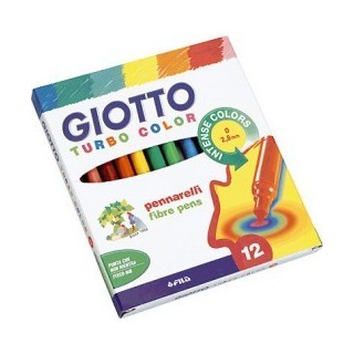 Rotuladores Giotto Turbo Color 12 unidades