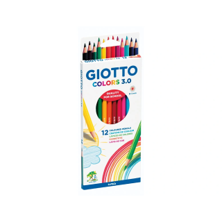 LAPIZ GIOTTO COLORS 3,0 12 COLORES SURTIDOS
