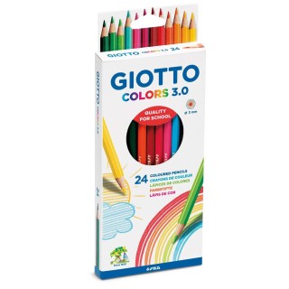 GIOTTO 24 LAPICES COLORS 3.0 (MINA 3mm.)