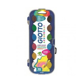 Pastillas de acuarelas. 12 acuarelas GIOTTO