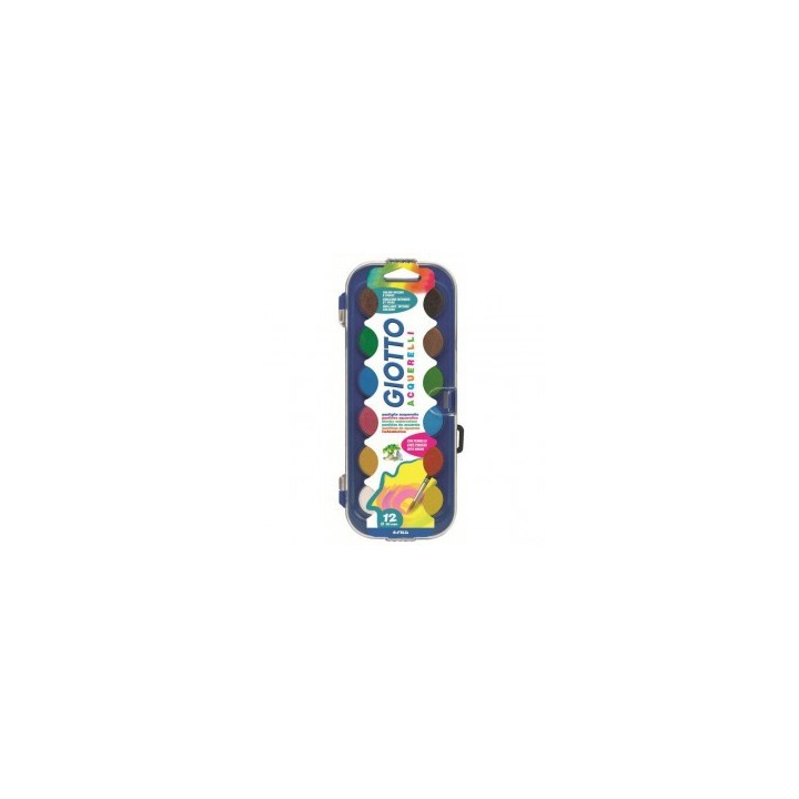 Pastillas de acuarelas. 12 acuarelas GIOTTO