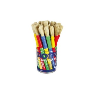Pinceles Giotto. Bote de 20 pinceles.