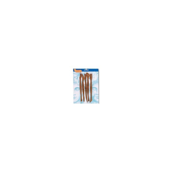 Juego de 5 utensilios de plástico duro para modelar