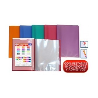 Carpetas con fundas. A-4 personalizables.