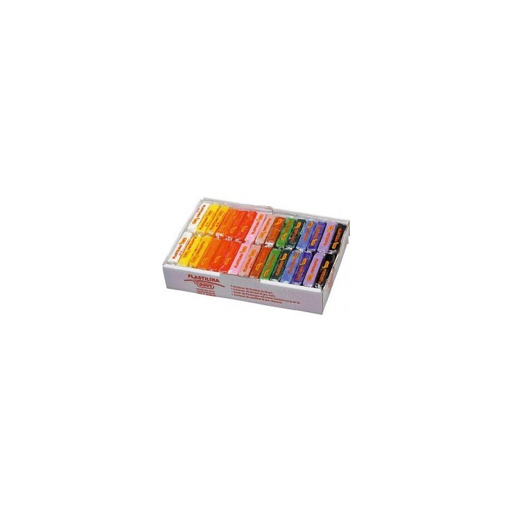 Plastilina pequeña, Caja de 30 plastilinas, colores surtidos