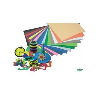 Lámina Goma Eva A-4 Pack 10 colores surtidos