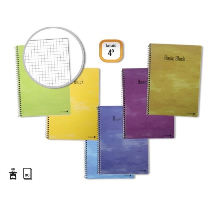 GOLDEN CUADERNO T.N. 4º 80 H. CUAD.