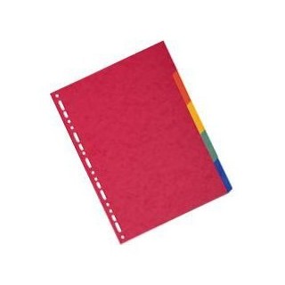 Separadores polipropileno 5 colores. A-4