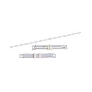 Fasteners completo plástico blanco. 8 cm.